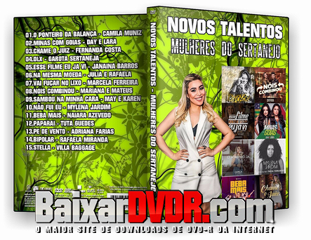 NOVOS TALENTOS – Mulheres do Sertanejo (2017) DVD-R NOVOS TALENTOS – Mulheres do Sertanejo (2017) DVD-R