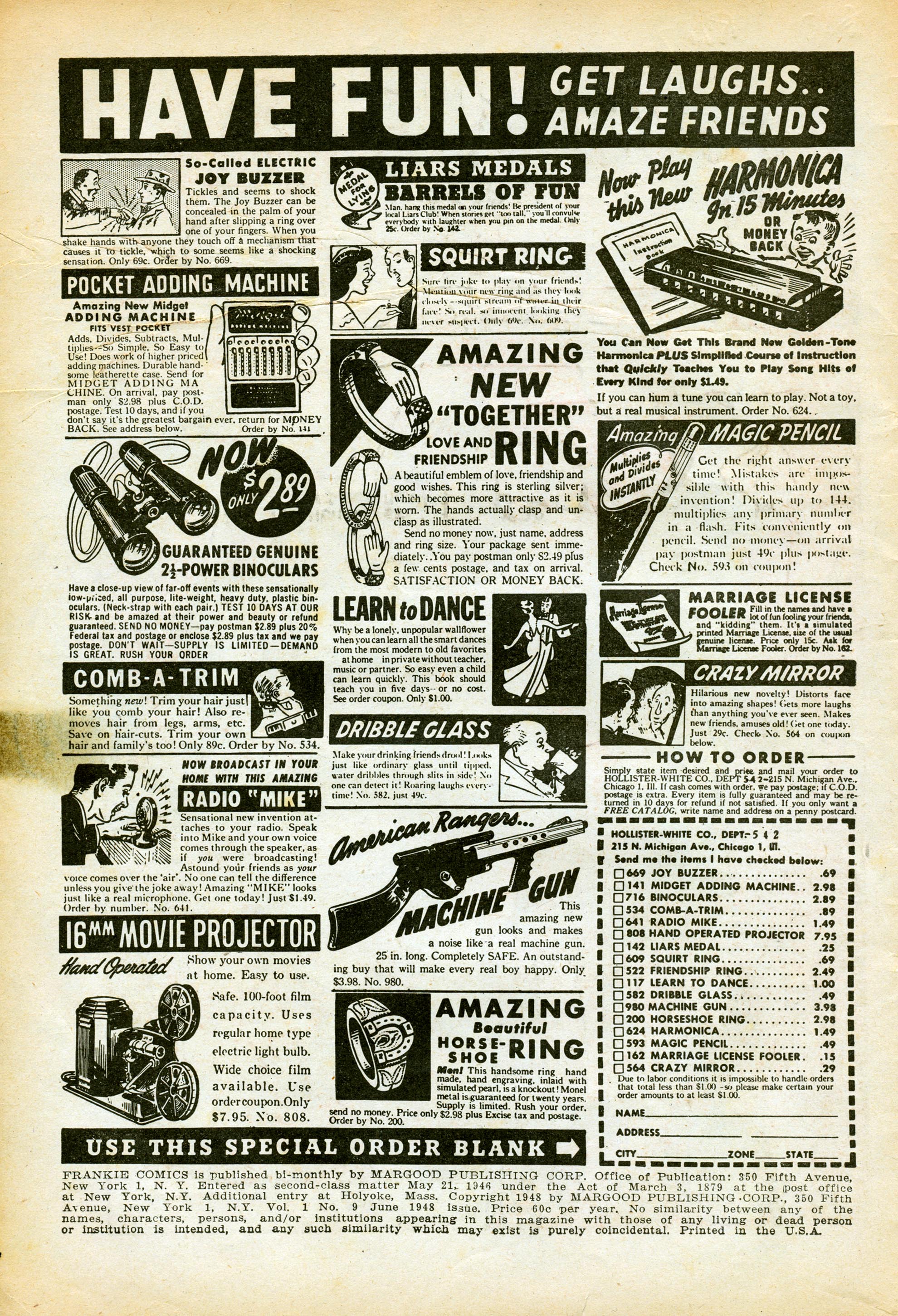 Read online Frankie Comics comic -  Issue #9 - 2