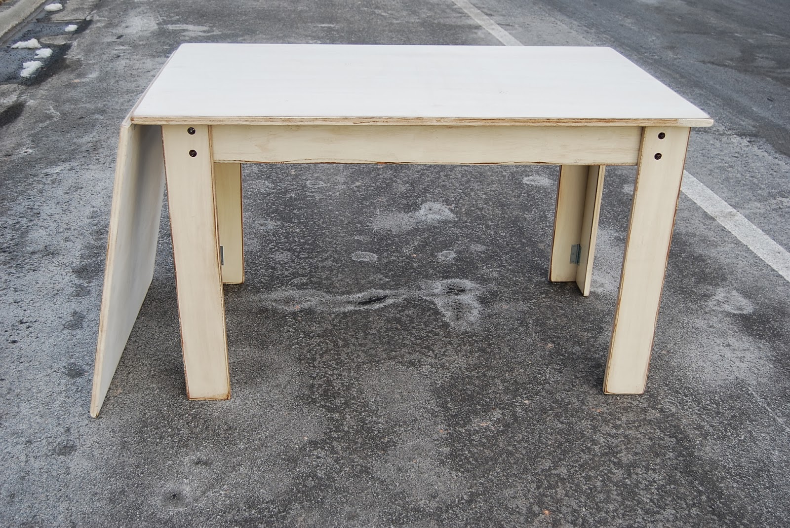 Define Your Sign Make a Drop Leaf Plywood Sewing Table