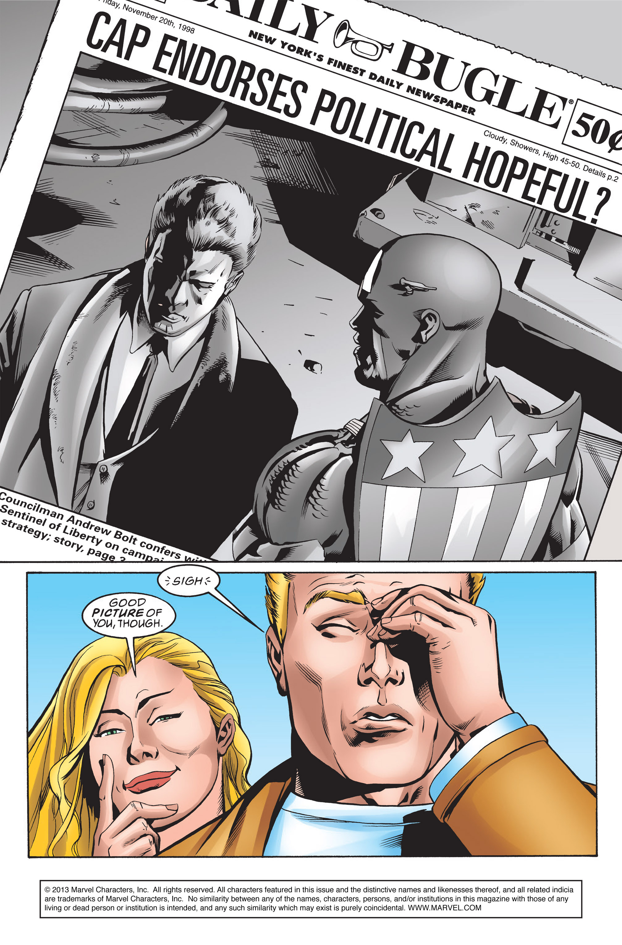 Read online Captain America (1998) comic -  Issue #13 - 2