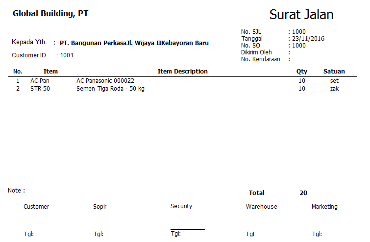 Cara Membuat Desain Formulir Surat Jalan Di Accurate