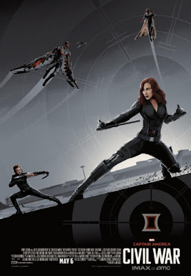 Captain America Civil War Team Cap vs Team Iron Man IMAX Movie Poster by Matt Ferguson x AMC Theaters x Marvel Comics