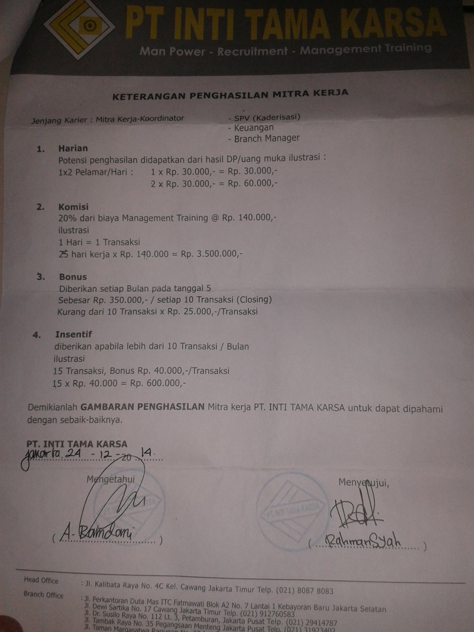 Pt Bina Cemerlang Anugrah Manpower Lpk