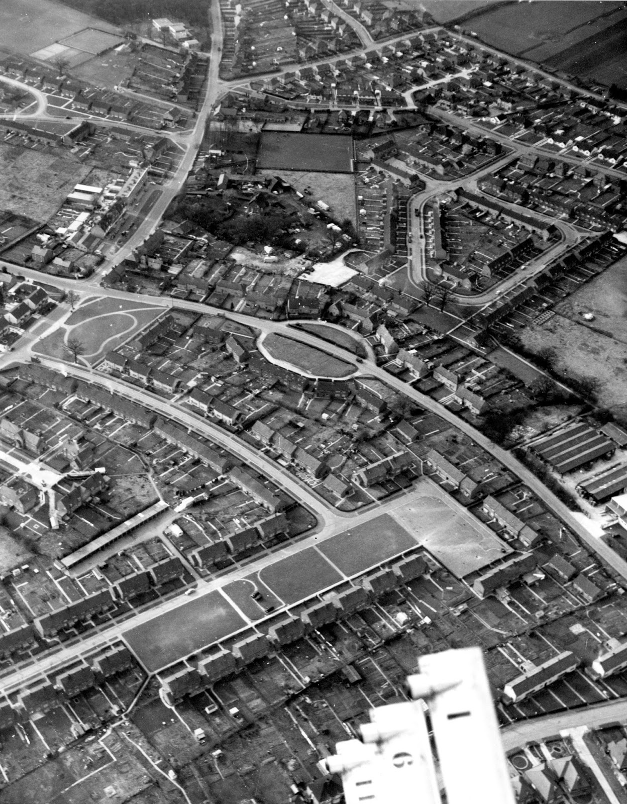 North Mymms History Project North Mymms From above 1960s
