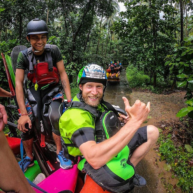Nick troutman and Manish, kayakers in malabar river festival