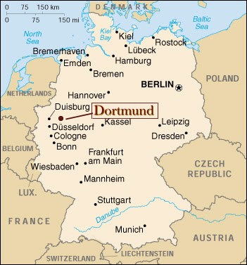 Dortmund Almanya Harita