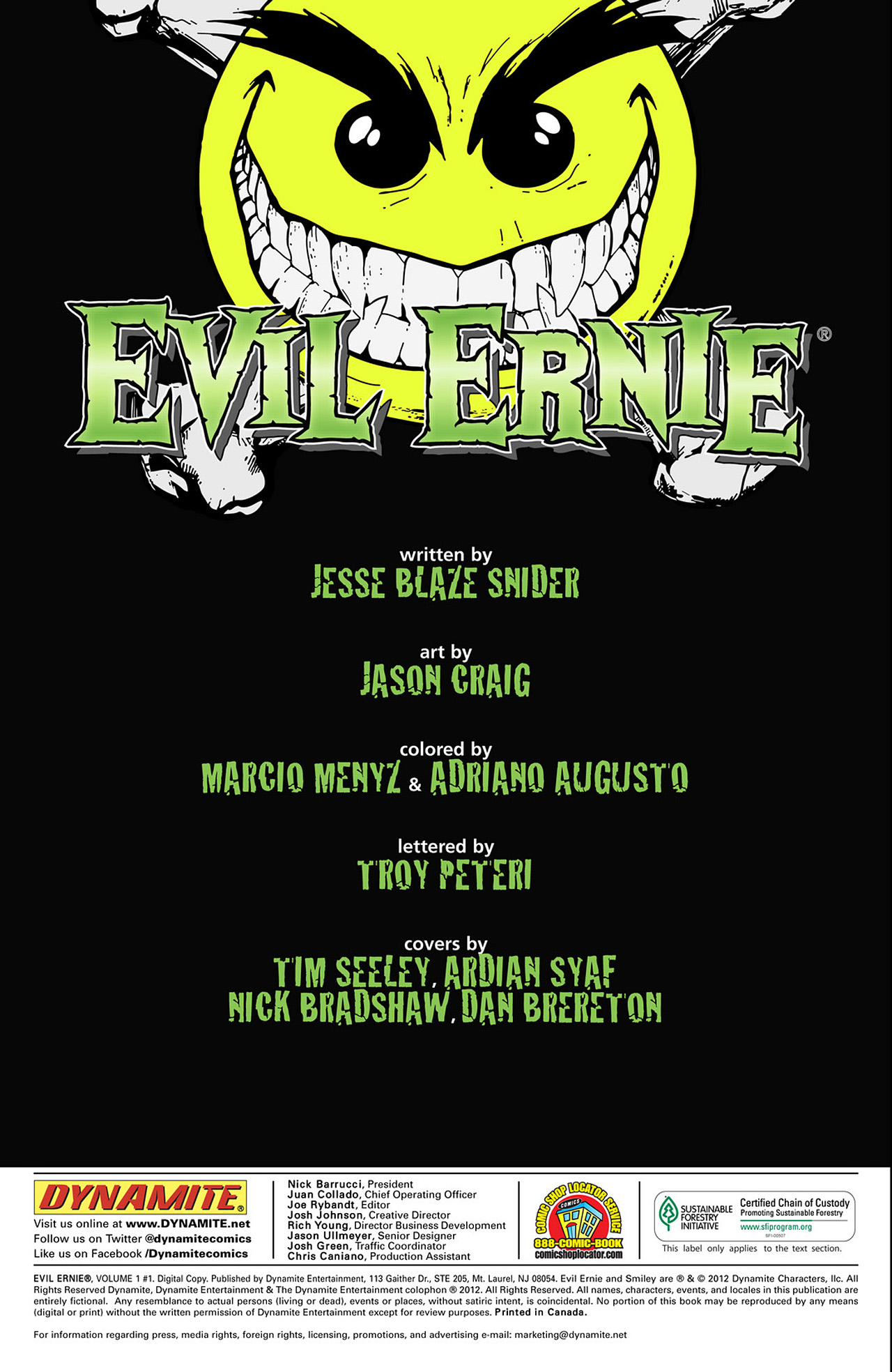 Read online Evil Ernie (2012) comic -  Issue #1 - 5