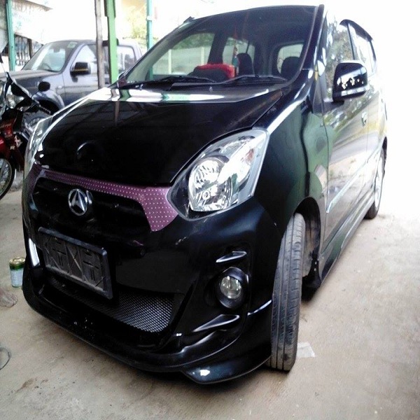 Modifikasi Mobil  Agya Trd Warna  Putih Hitam Silver Ceper 