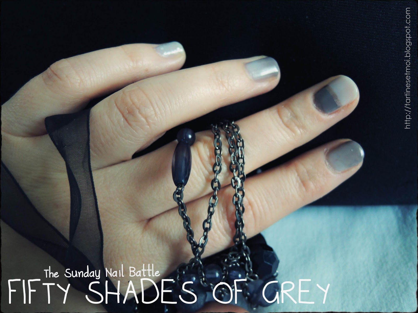 4. "Fifty Shades of Grey" Nail Art Inspiration - wide 5