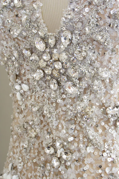 A Textile a Day: Beaded wedding gown