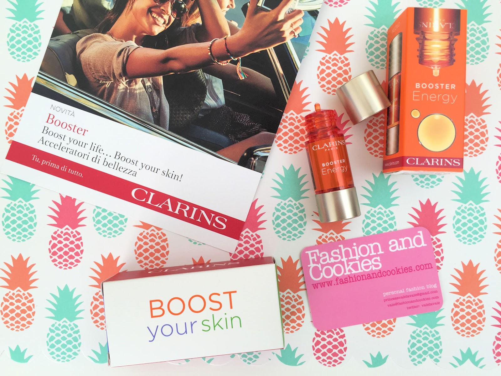 Clarins Booster Energy review on Fashion and Cookies beauty blog, beauty blogger