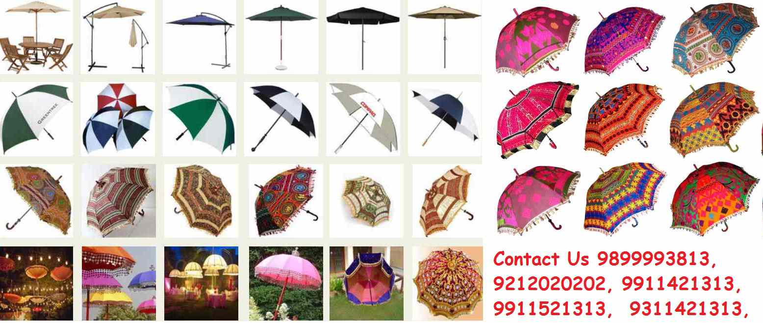 Rajasthani Umbrella Online, Manufacturers, Suppliers, Wholesalers, Dealers in Delhi, India