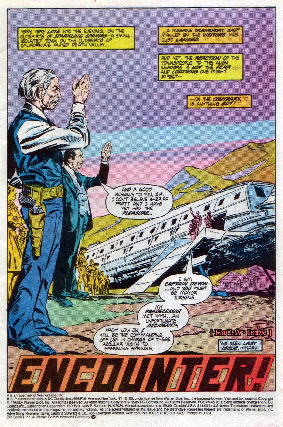 Read online V comic -  Issue #3 - 2