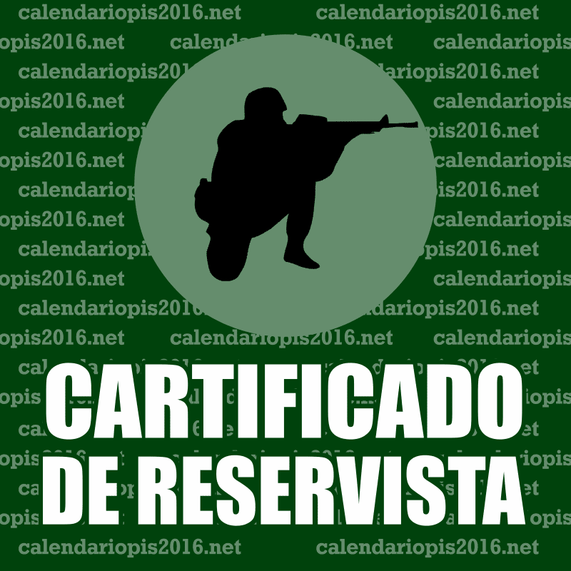 Certificado de Reservista