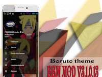 Download BBM Tema Boruto Apk v3.1.0.13 Mod (Game/Updte/Full Feature)