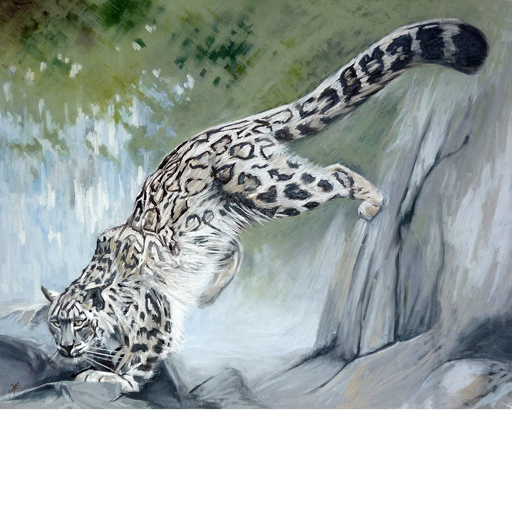 Tracy Butler Art: Snow Leopard