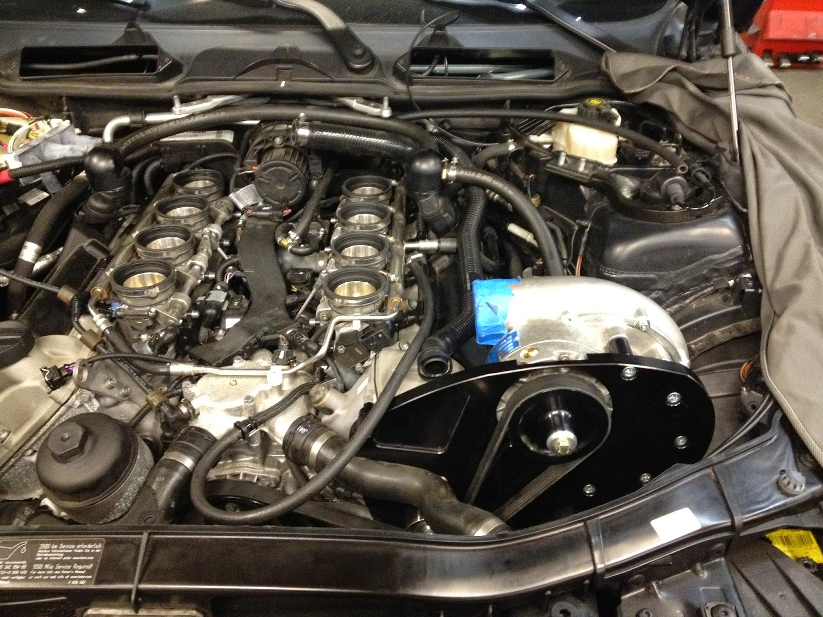 Jody McCormack Professional Portfolio E90 M3 ESS supercharger install