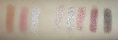 theBalm Alternative Rock Vol.1 face palette L-R: Iron More Than You, Of Quartz You Did, Basalt and Pepper, Naughty or Gneiss,  Lead Astray, Take it for Granite, Copper Attitude, Nice Ash and All Ore Nothing