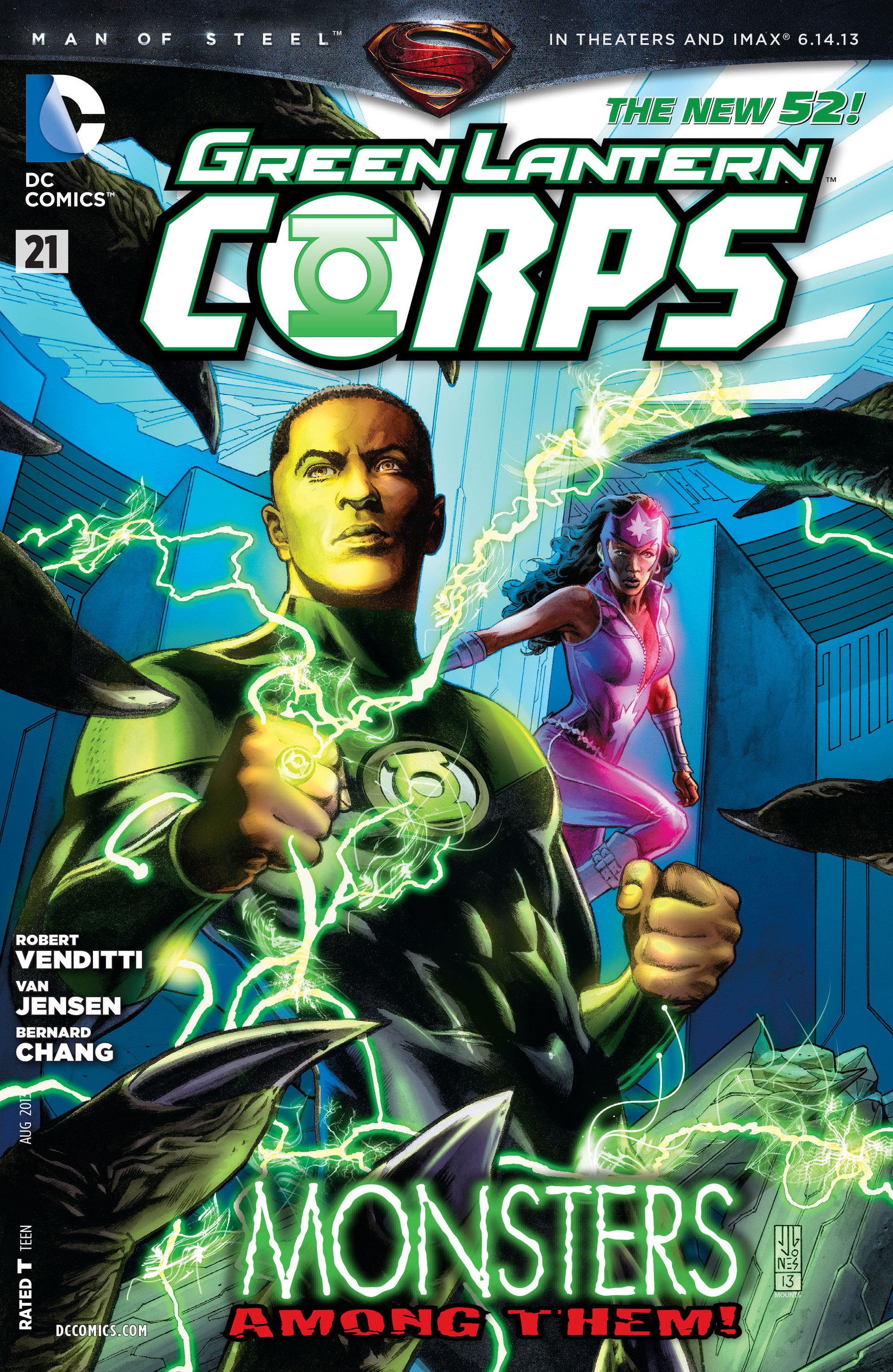 Read online Green Lantern Corps (2011) comic -  Issue #21 - 1