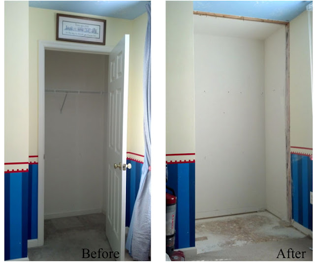 how to remove an interior wall with door
