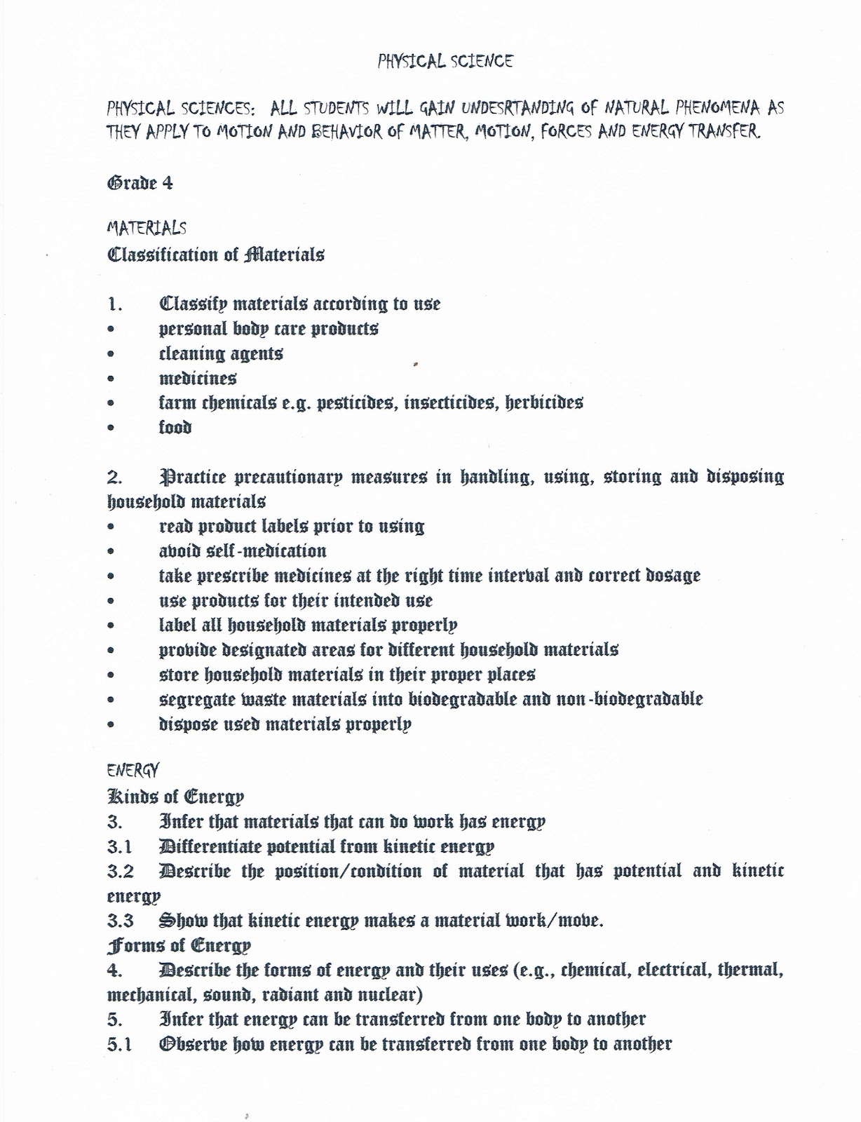 Aim High Special Science Elementary School Curriculum