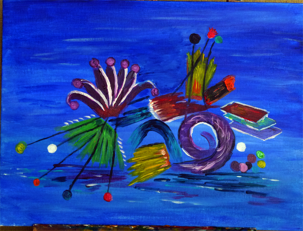 Art De Vivre La Peinture De Peintrefiguratif Peinture Acrylique