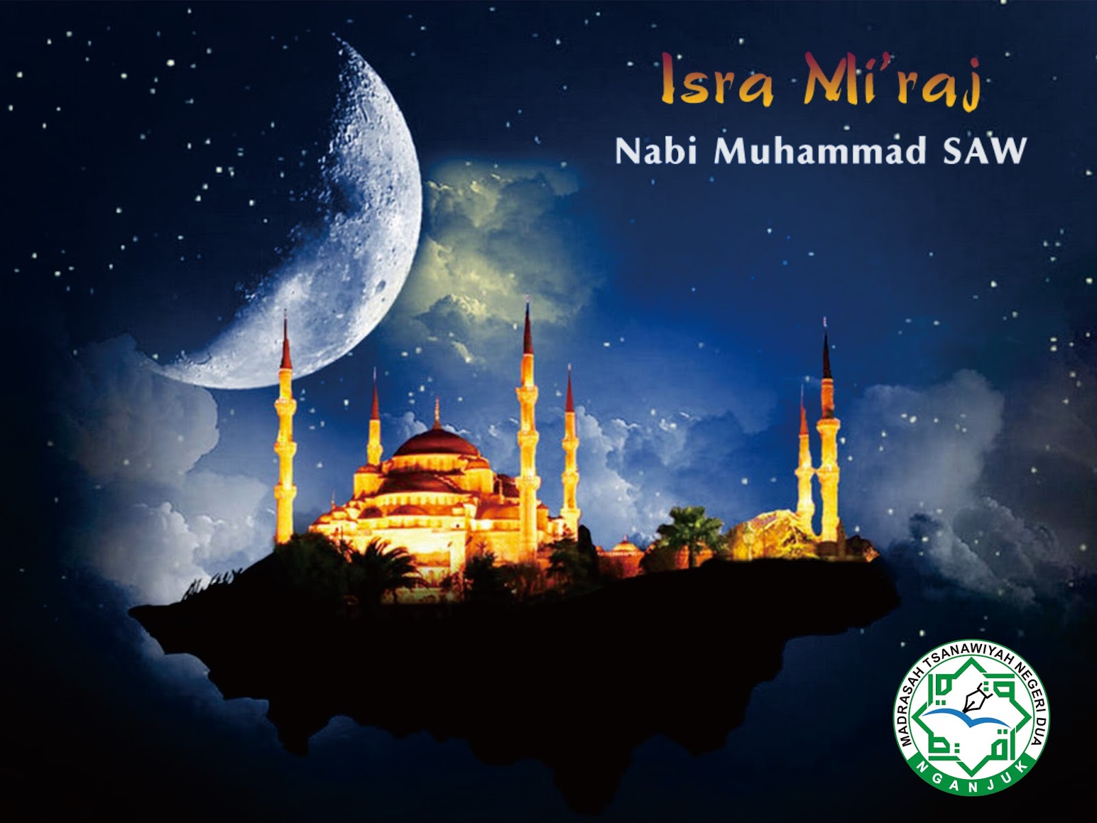 Hadits Tentang Isra Miraj Bahasa Arab Gambar Islami