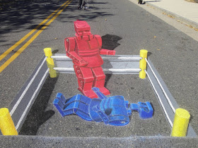 07-Rock-Em-Sock-Em-Robots-Chris-Carlson-3D-Street-Art-Drawings-and-Paintings-www-designstack-co