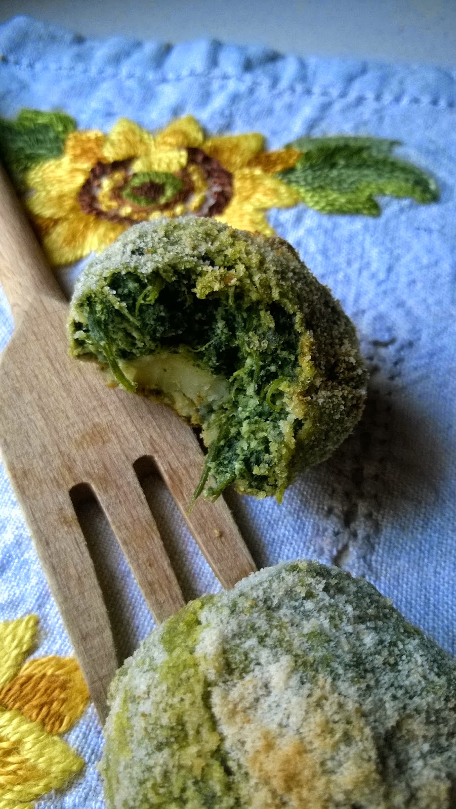 polpette di spinaci