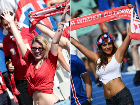 Nhung fan nu nong bong vong bang Euro - Anh 4