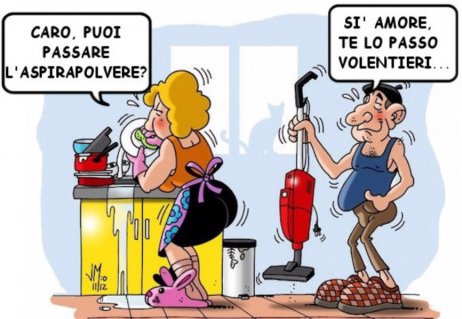 Frasi divertenti : pulizie di casa barzellette Pulizie di casa