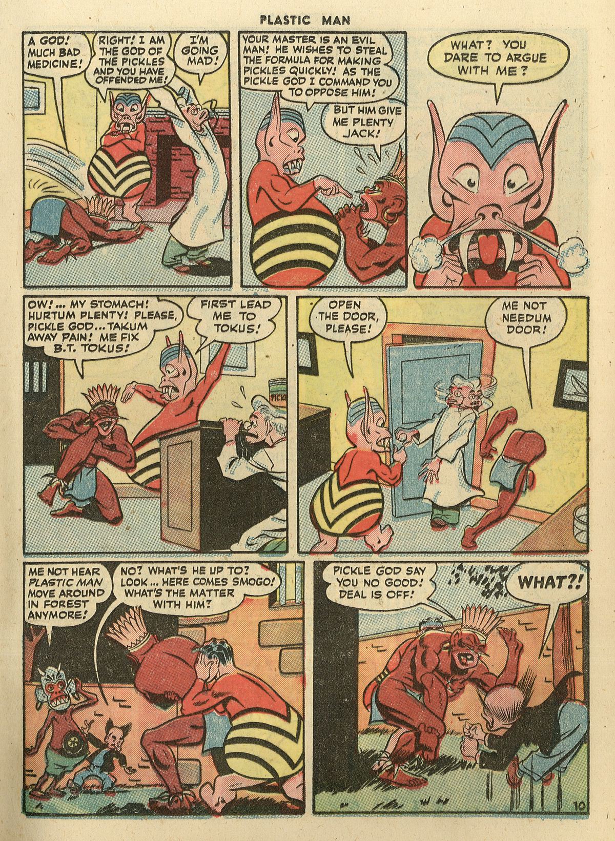 Read online Plastic Man (1943) comic -  Issue #3 - 25