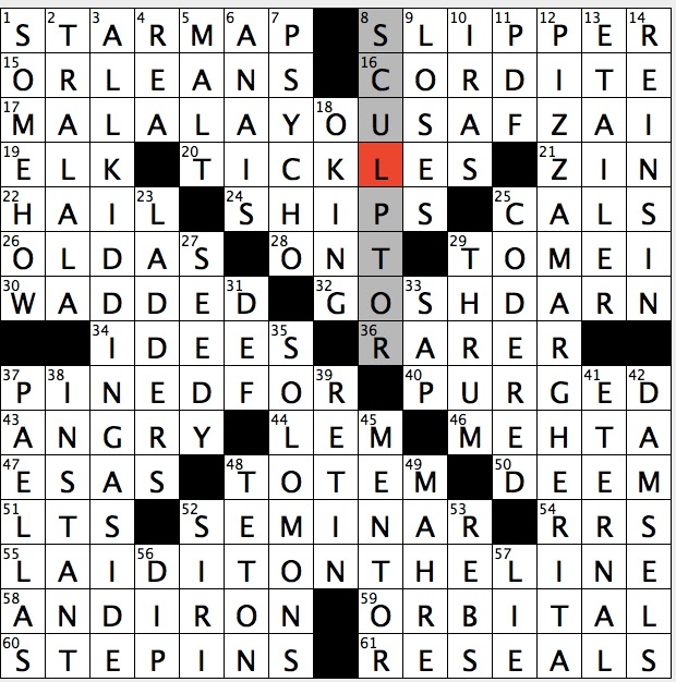 Rex Parker Does the NYT Crossword Puzzle: Kardashian matriarch