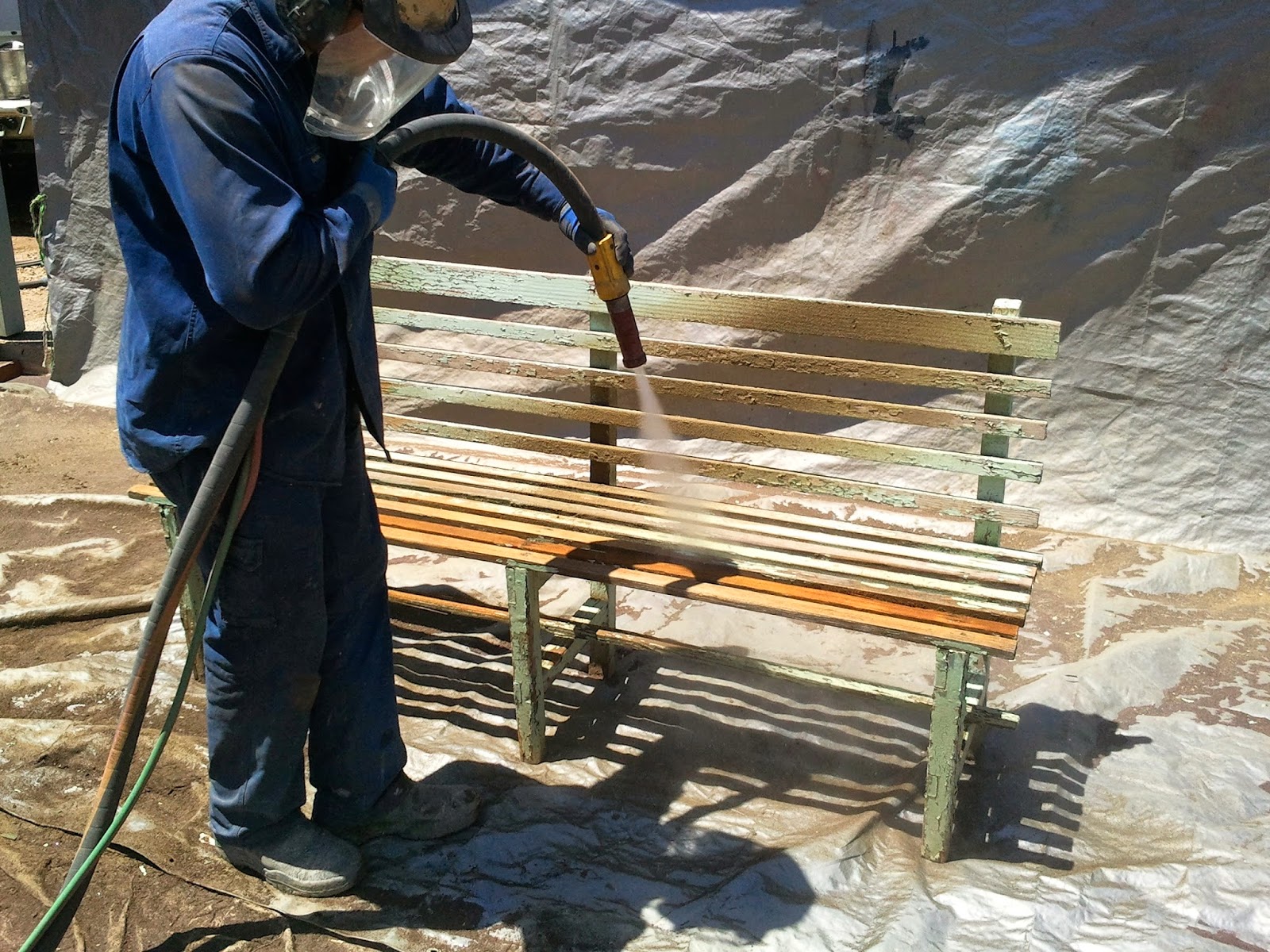 Ten places where you can use abrasive blasting around the home