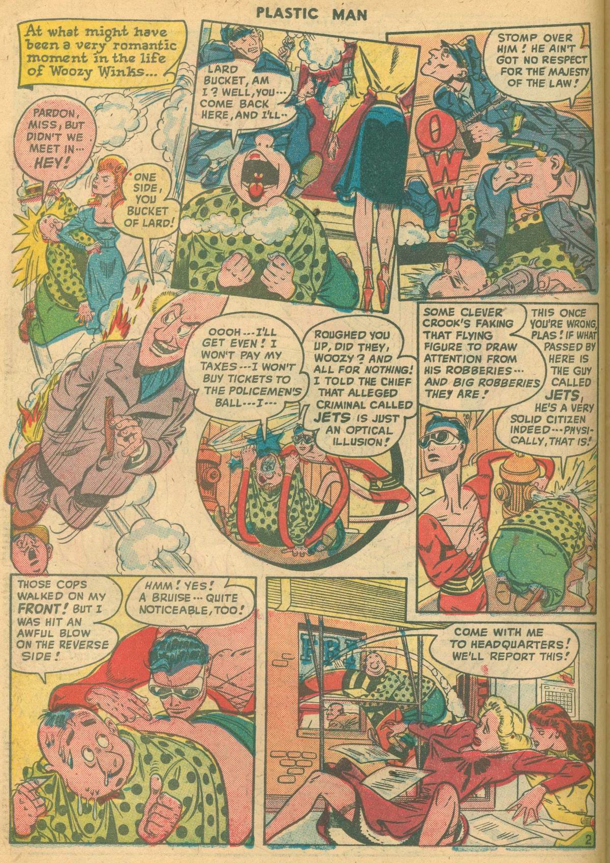 Read online Plastic Man (1943) comic -  Issue #13 - 16