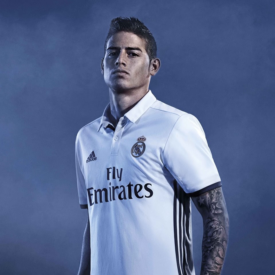 World League PS4 - PUBLICACION DE ALINEACIONES - 6° Temporada James-Rodriguez-Camiseta-Real-Madrid-2016-2017