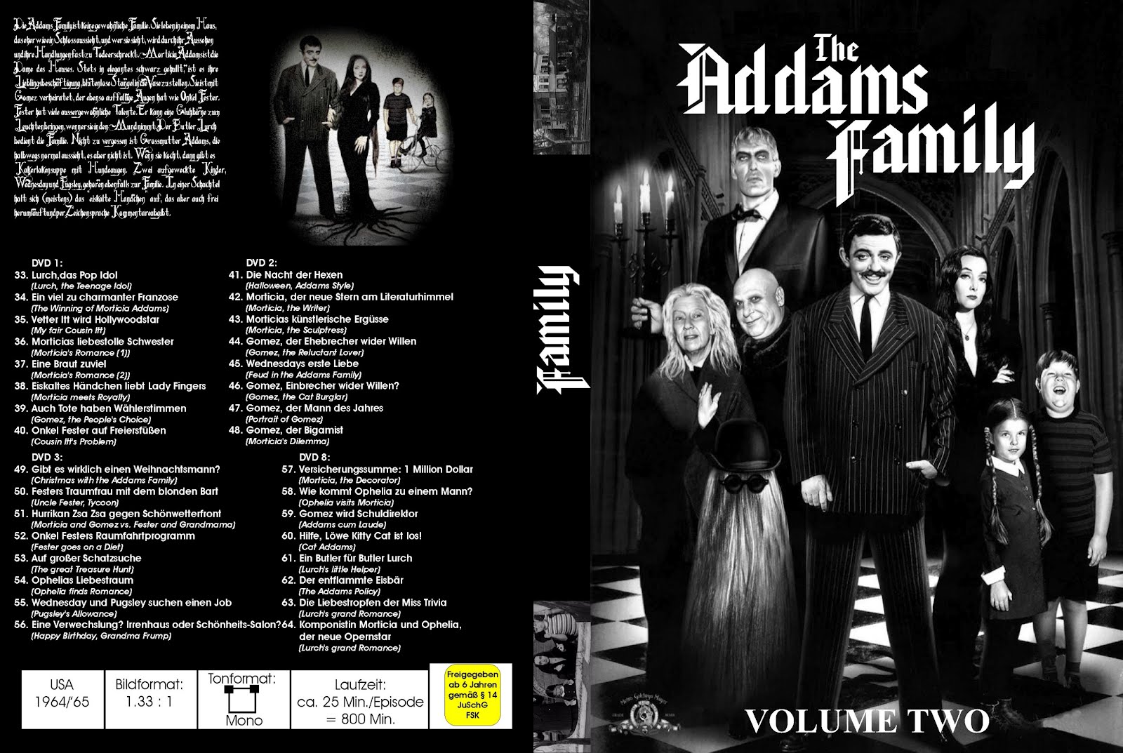 Addams family lady fingers