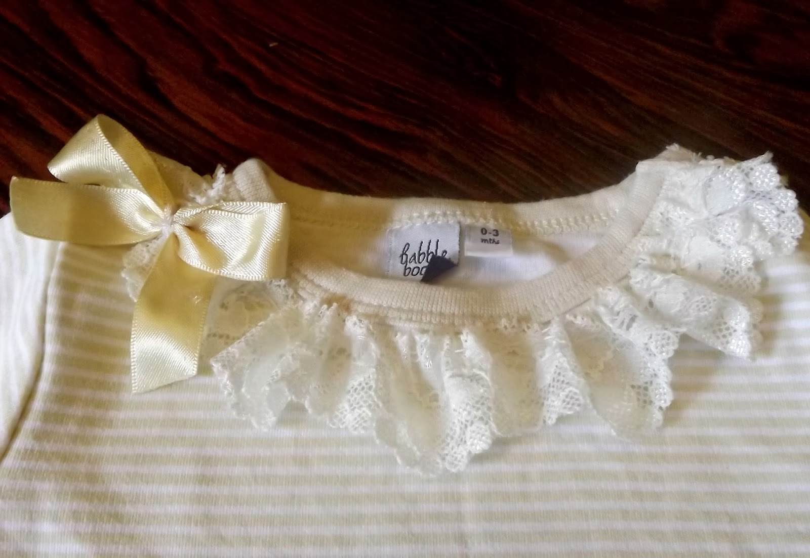 Refashioning Baby Clothes :) | Nina Mia's DIY