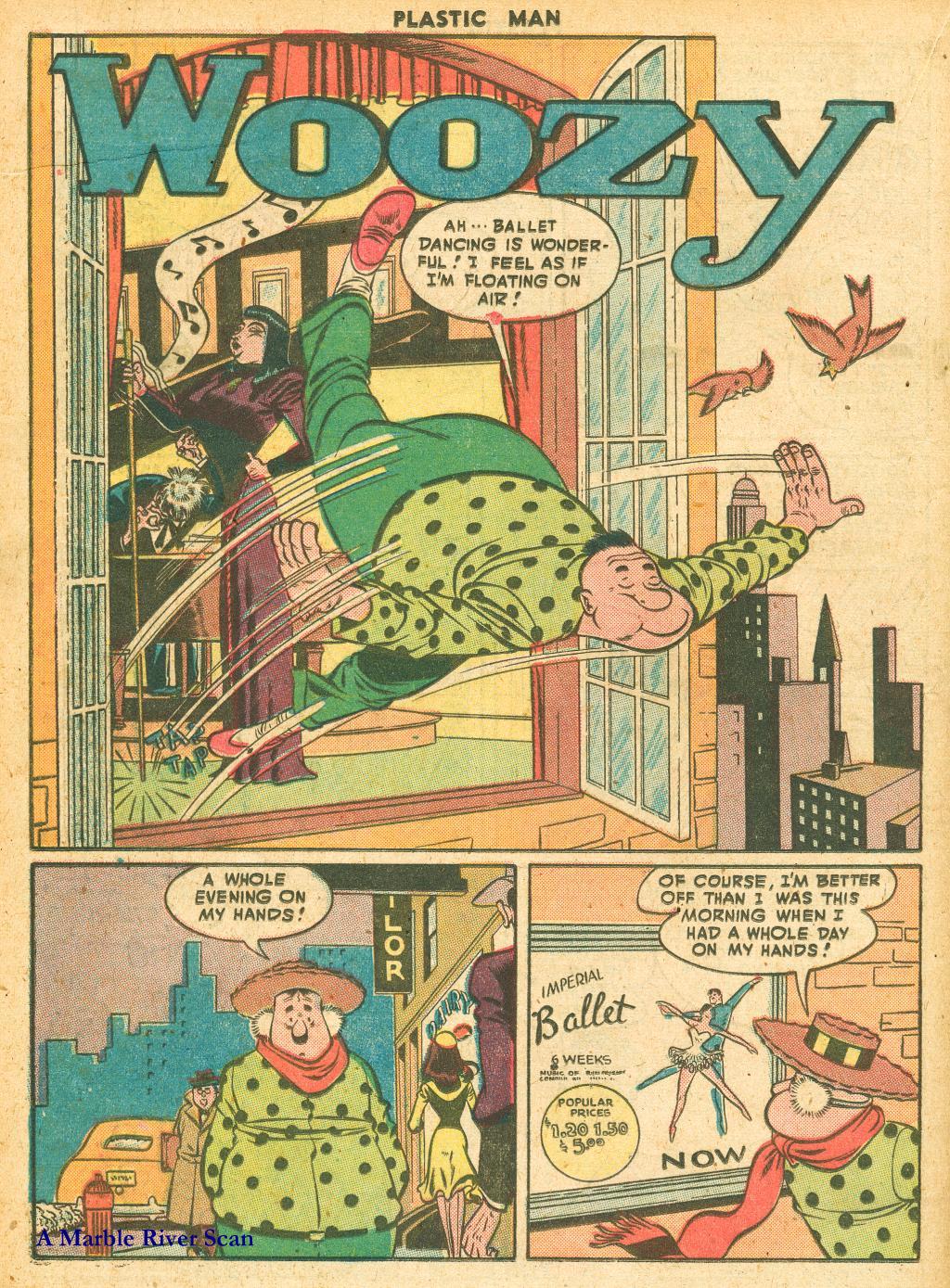 Read online Plastic Man (1943) comic -  Issue #10 - 26