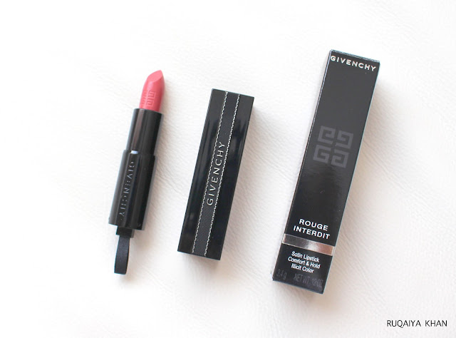 GIVENCHY Rouge Interdit Satin Lipstick in ROSE NOCTURNE 06 Review and Swatches