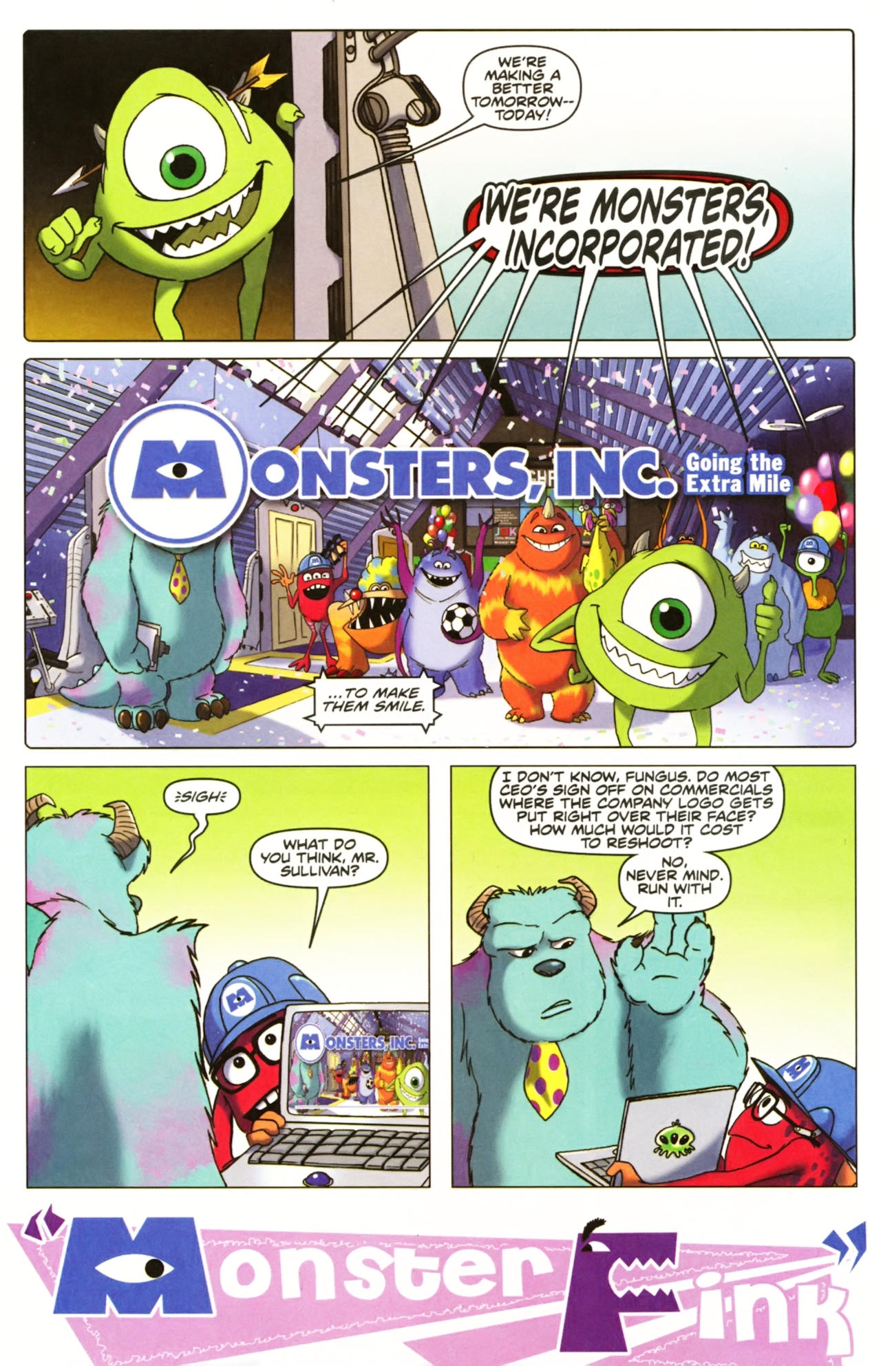 Read online Monsters, Inc: Laugh Factory comic -  Issue #1 - 5