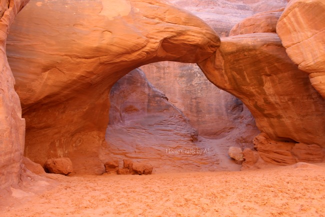 sand dune arch arches national park utah