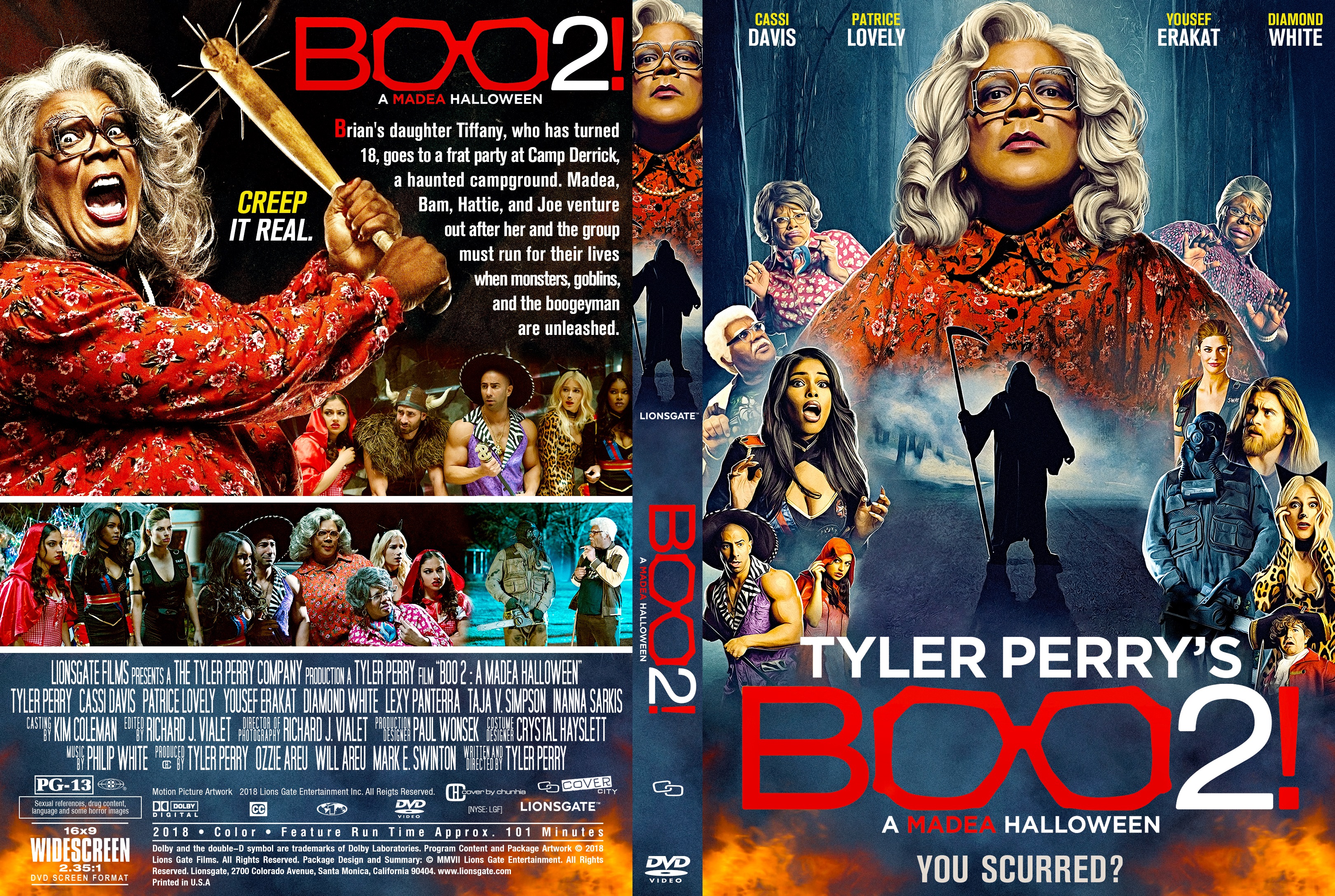 Boo 2 A Madea Halloween DVD Cover Addict Free Bluray.