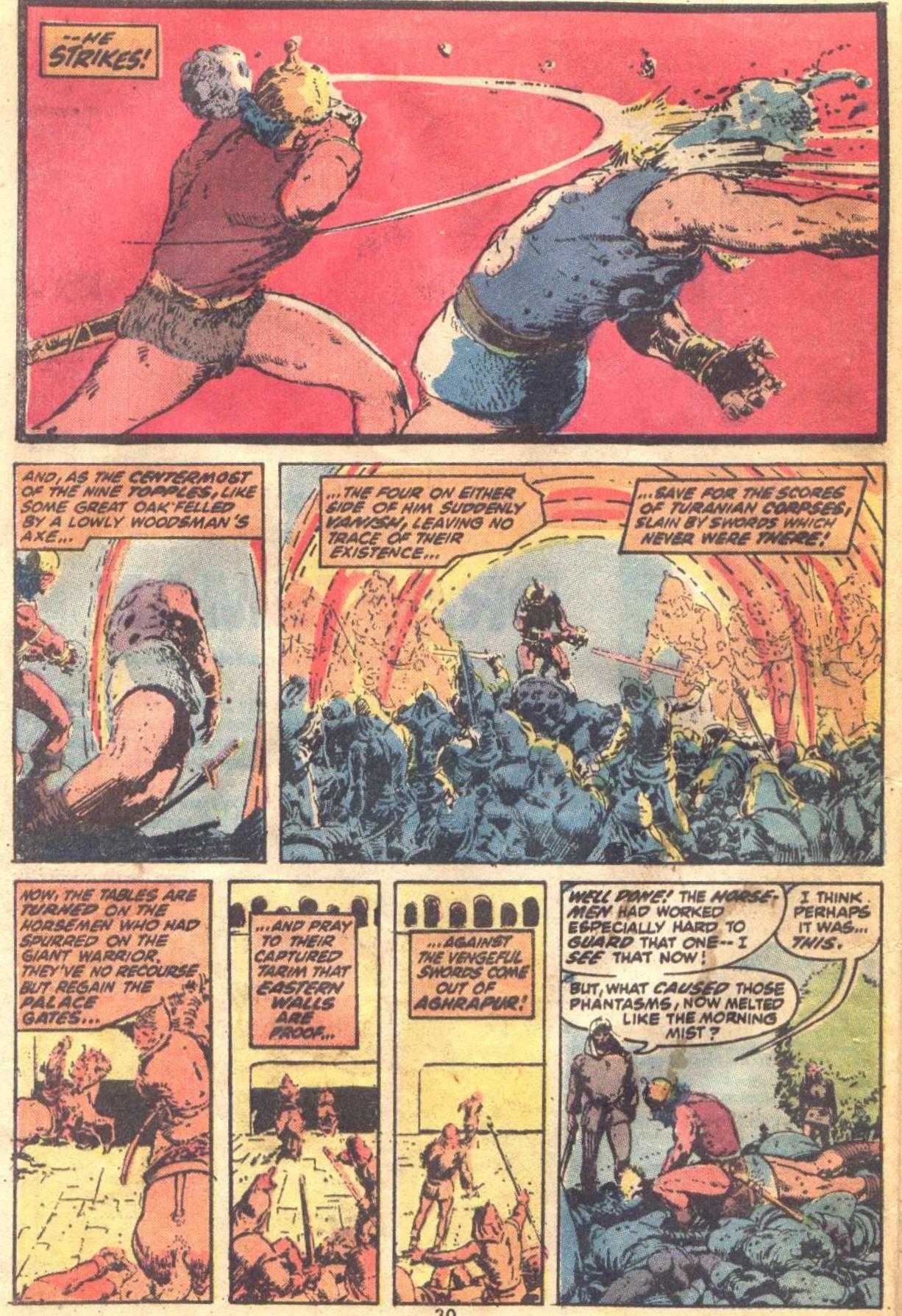 Read online Conan the Barbarian (1970) comic -  Issue #19 - 22