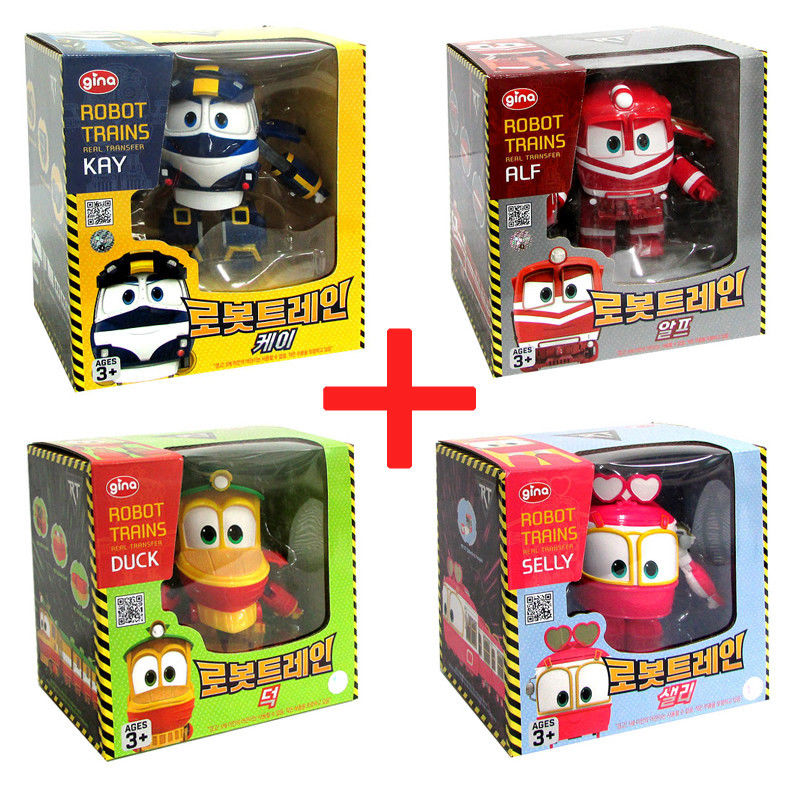 robot train toys set