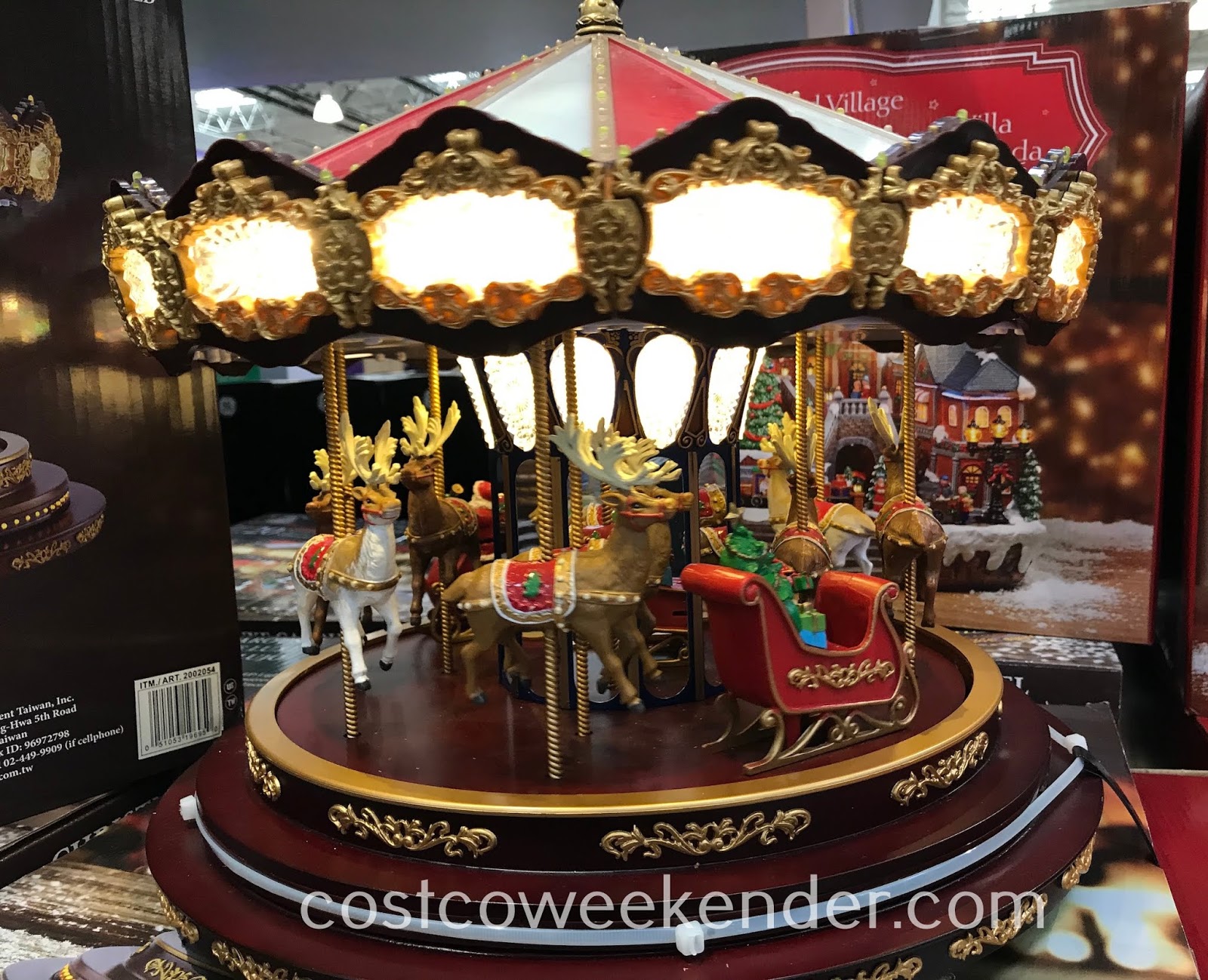 Mr. Christmas Deluxe Carousel Costco Weekender Mr Christmas Carousel