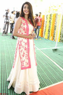Aishwarya Lekshmi looks stunning in sleeveless deep neck gown with transparent Ethnic jacket ~  Exclusive Celebrities Galleries 056