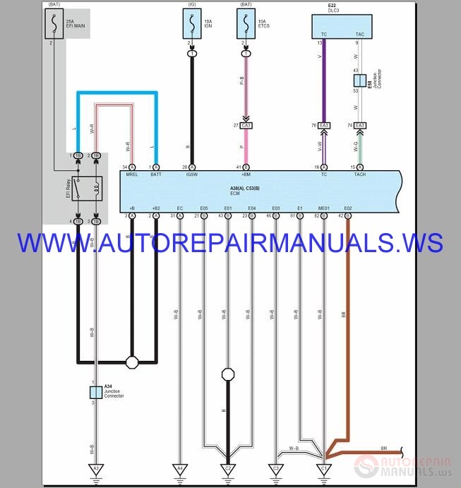 FreeAutoEpcService: Lexus LX570 5.7L Wiring Diagram Manual 2015 Free