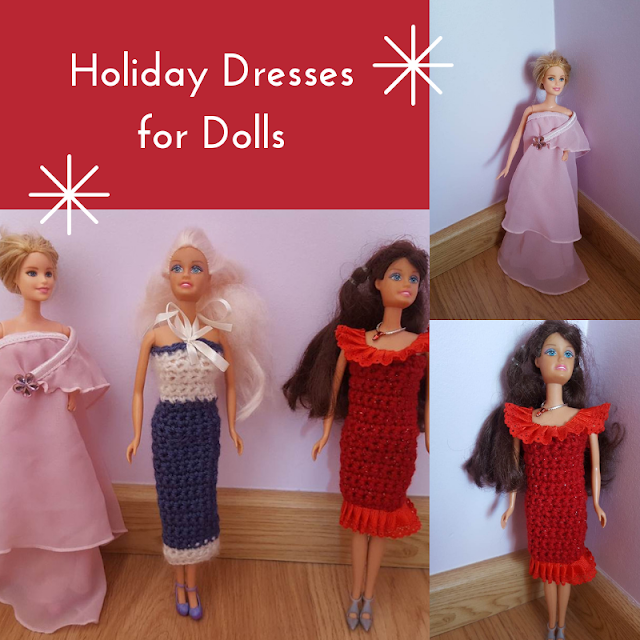 Holiday Dresses for Dolls