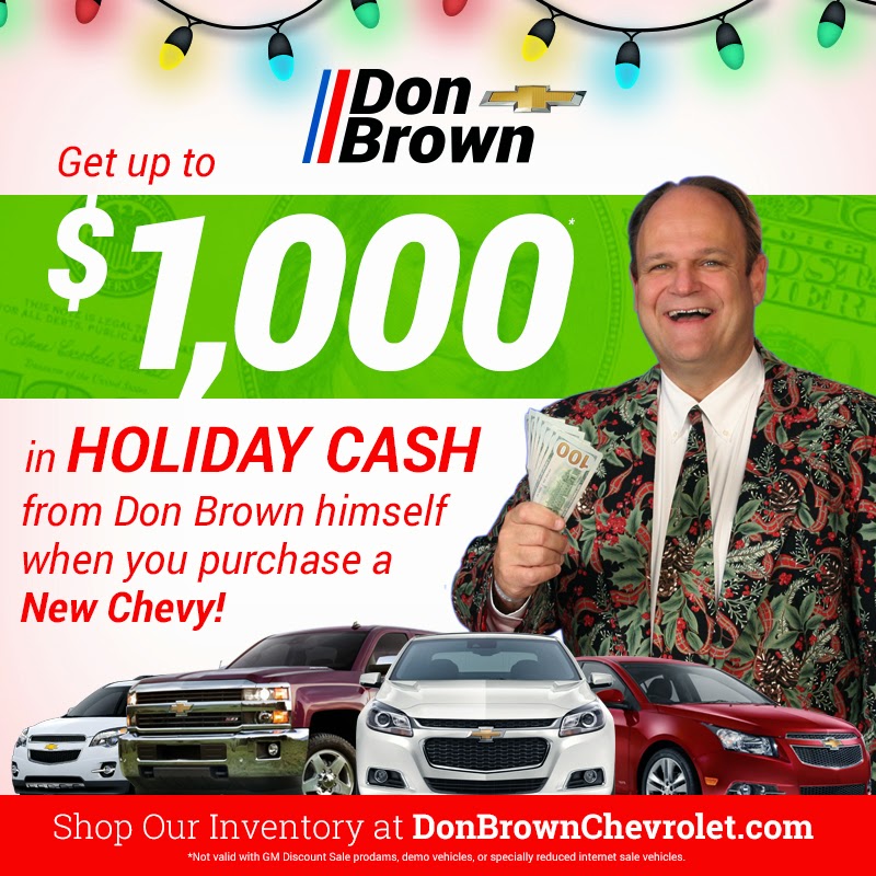 Don Brown Chevy >> Don Brown Around St Louis Receive 1 000 In Holiday Cash Don Brown Chevy >> Don Brown Around St Louis Receive 1 000 In Holiday Cash